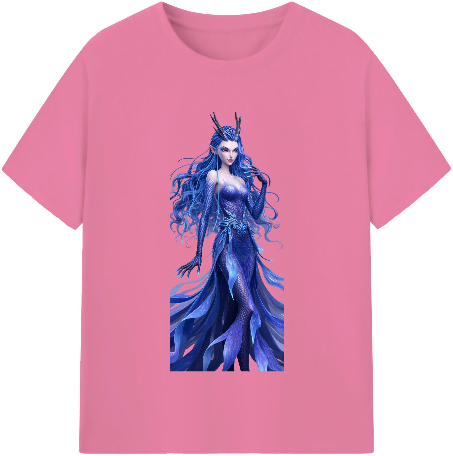 （画像用） Ne Zha 2 ナタ 魔童の大暴れ 綿100％半袖Tシャツ（フロントプリント）